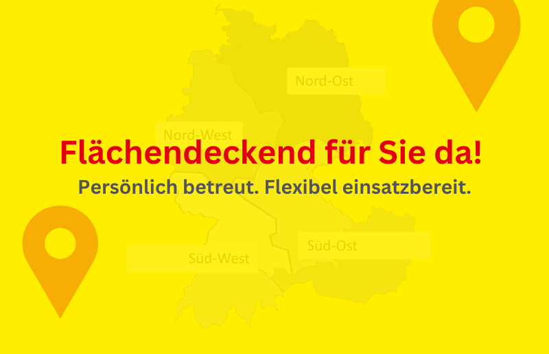 Unser Vertrieb - Flächendeckend für Sie da