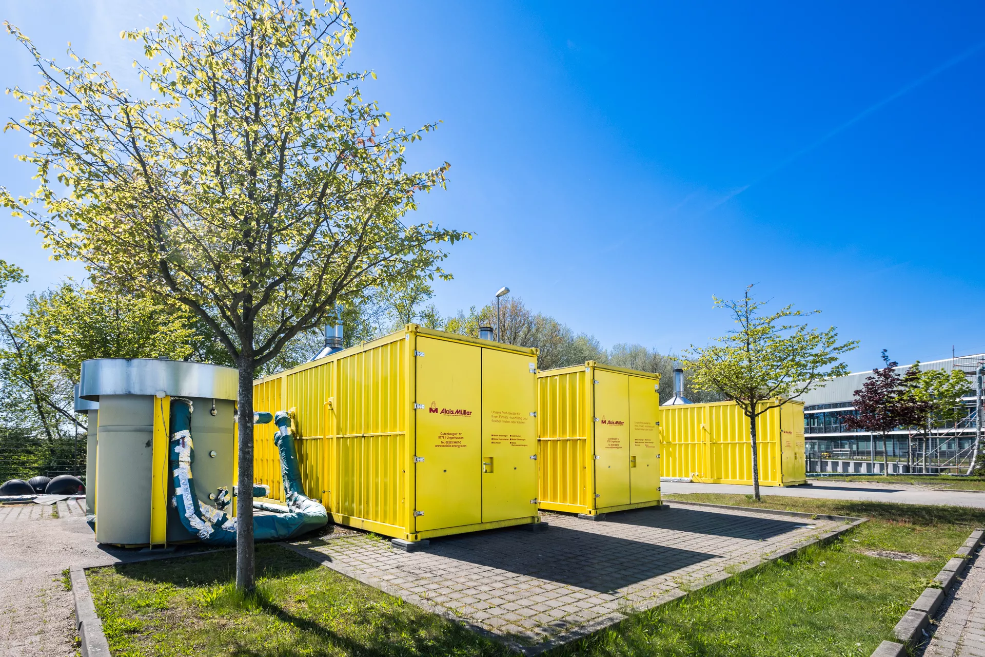 Pellet-Heizcontainer Hamburg Energiewerke